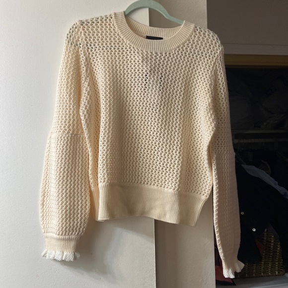 Magaschoni Sweaters - Magaschoni Knit Sweater Ivory
